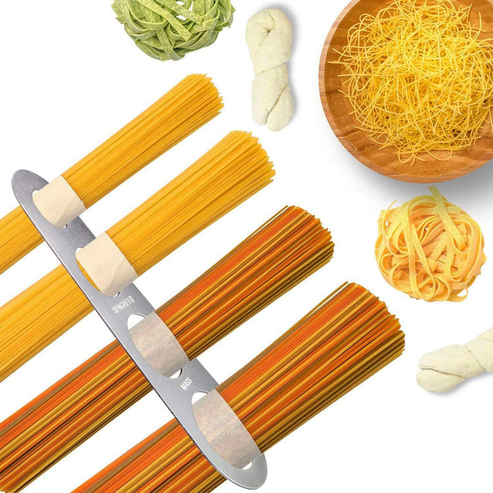 Stainless Steel Spaghetti Measuring Spoon – Quick Pasta Portion Tool-Nora Luxe
