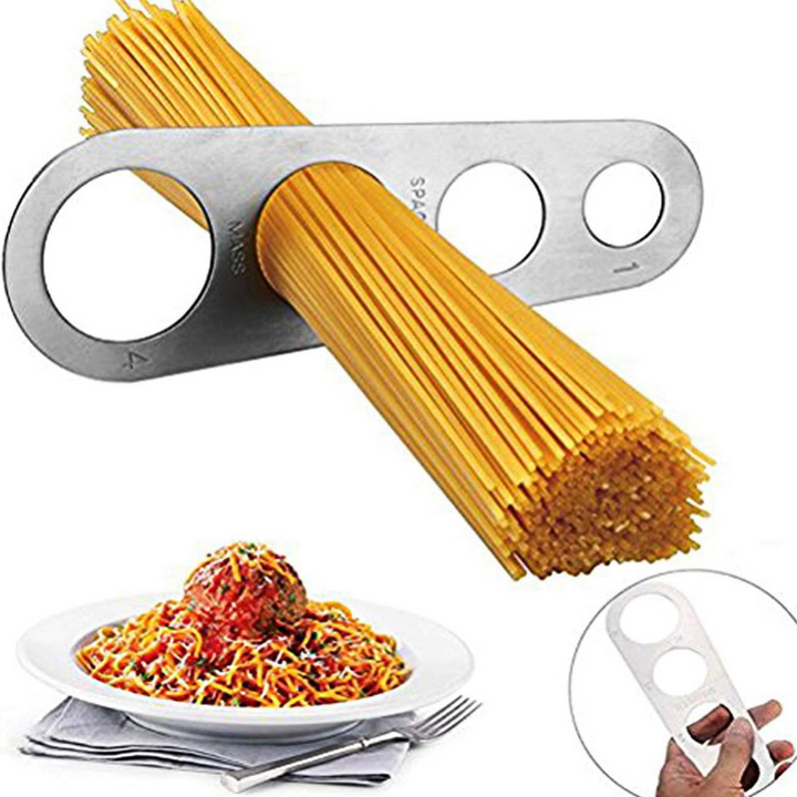Stainless Steel Spaghetti Measuring Spoon – Quick Pasta Portion Tool-Nora Luxe