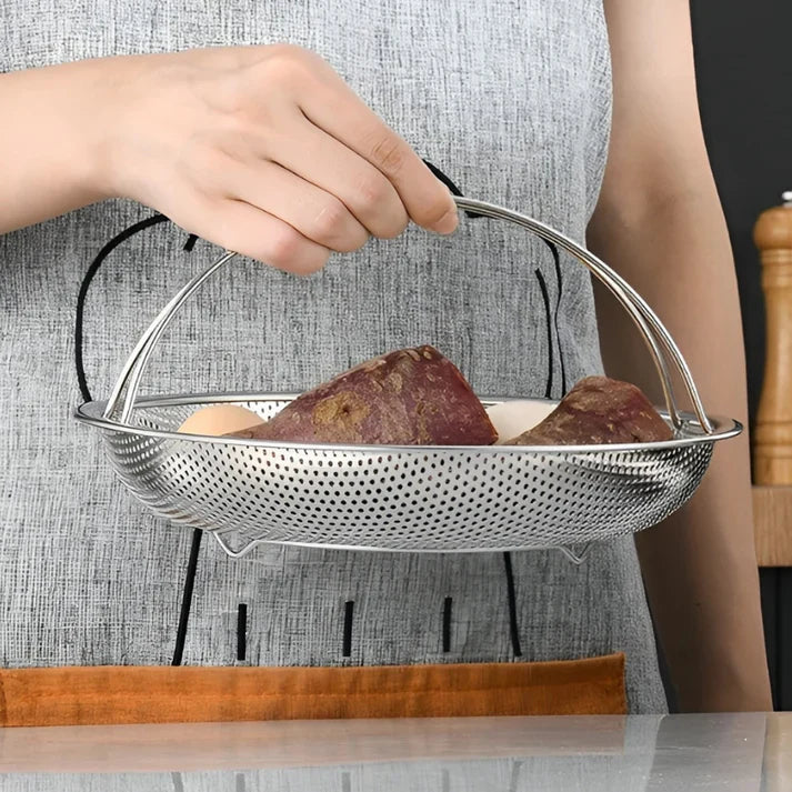 Stainless Steel Steamer - SteamChef-Small-Nora Luxe
