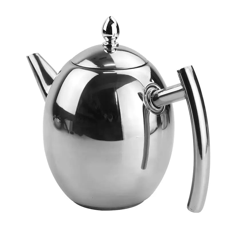 Stainless Steel Teapot with Strainer - TeaElegance-Nora Luxe