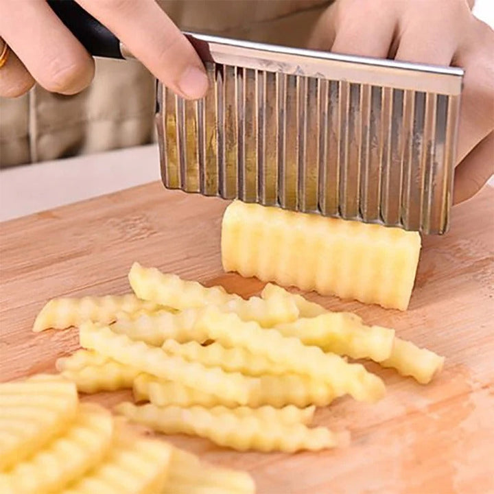 Stainless Steel Vegetable Knife - WaveCut-Nora Luxe