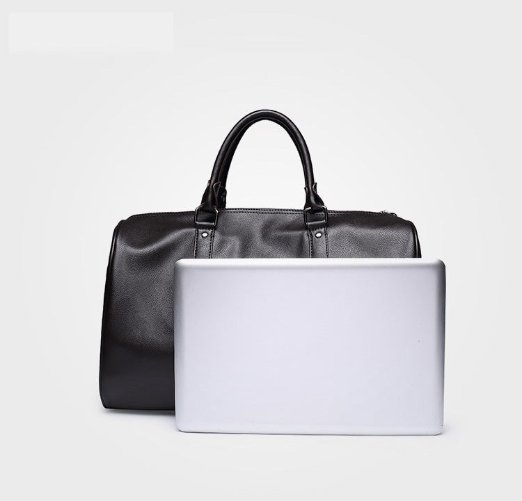 Large-Capacity Leather Travel Duffel – Lightweight & Durable Carry-On Bag