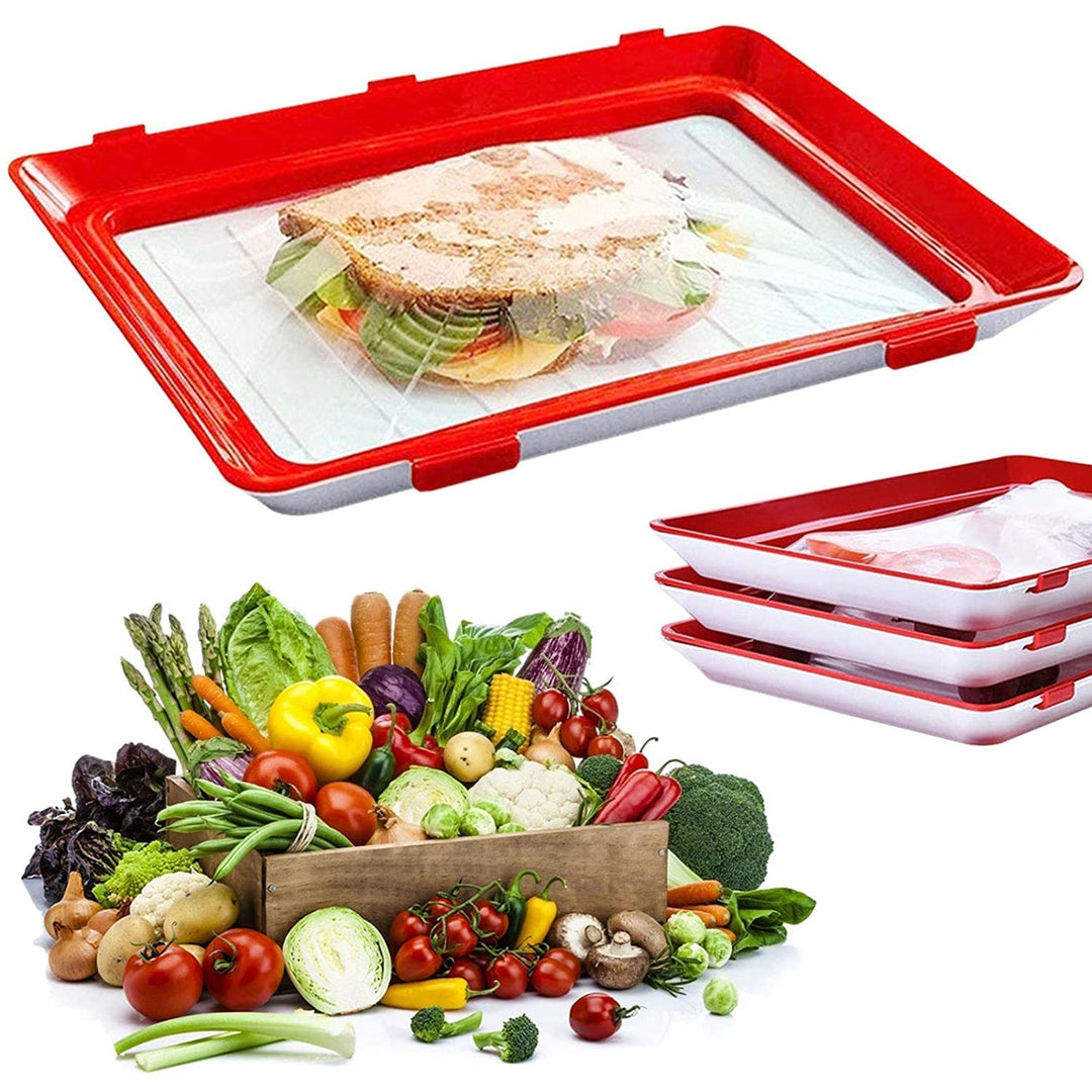 Storage Board - FreshSeal Tray-Red-Nora Luxe