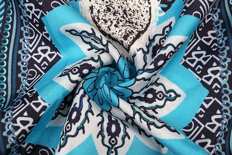 Strapless summer dress with ethnic print – Eliana-S-Nora Luxe