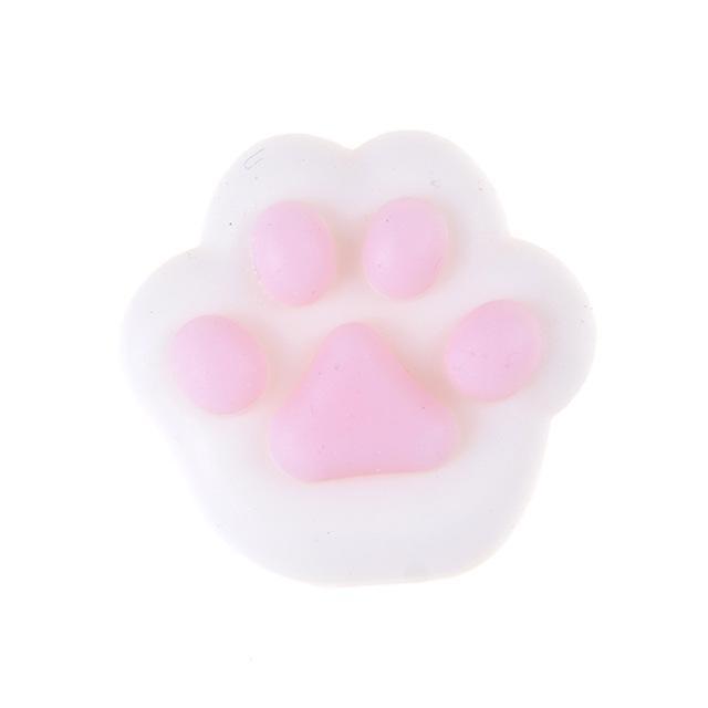Stress Relief Toy - SquishyPaw-White-Nora Luxe