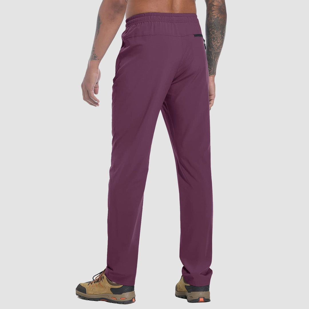 Stretch & Quick-Drying Men's Outdoor Trousers - FlexiTrek-Dark Gray-S-Nora Luxe