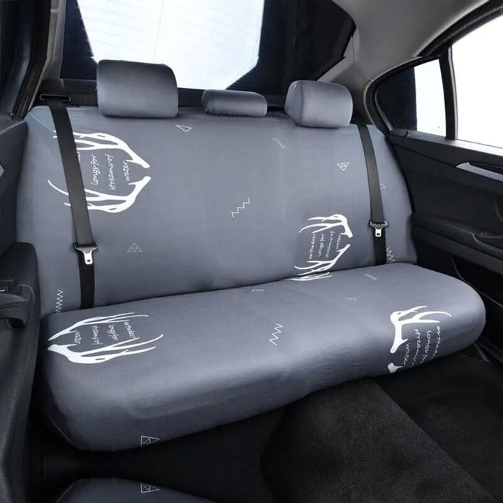 Strong Dog Car Back Seat Cover - BarkGuard-Light Gray-Nora Luxe