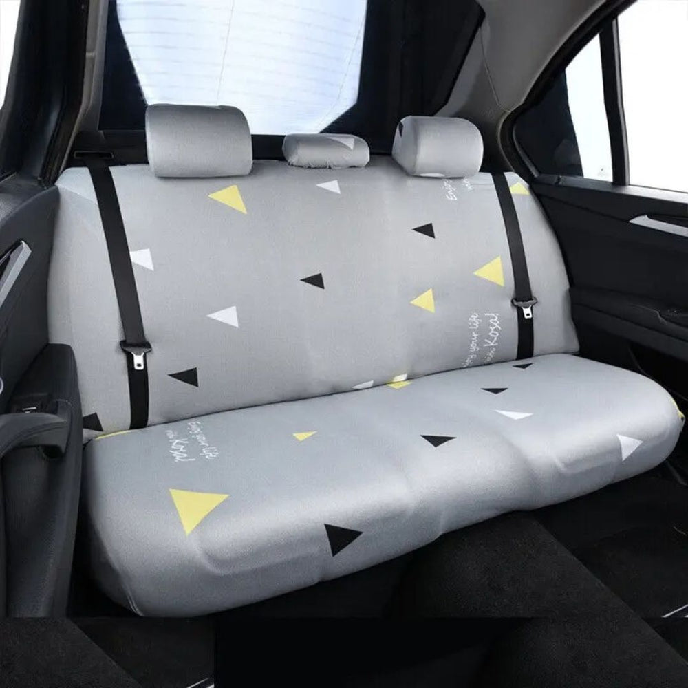 Strong Dog Car Back Seat Cover - BarkGuard-White-Nora Luxe
