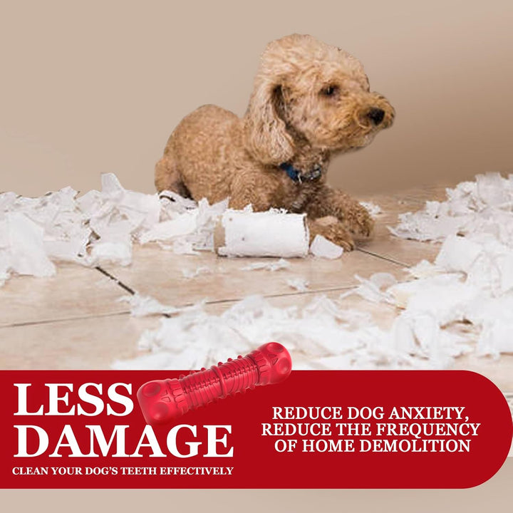 Strong Rubber Chew Toy for Dogs-Red-Nora Luxe