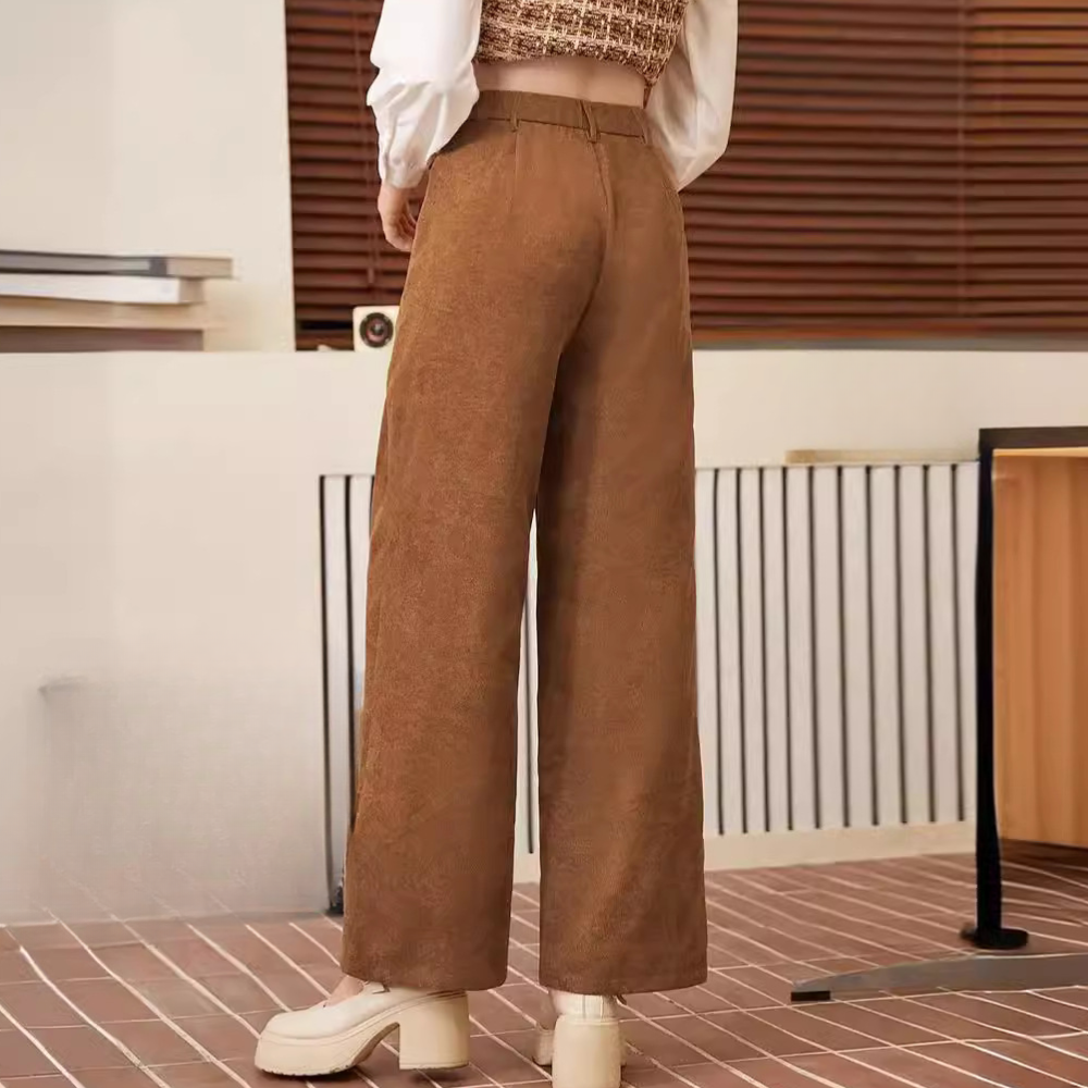 Stylish and Comfortable Brown Women's Trousers - Valeria-XS-Nora Luxe