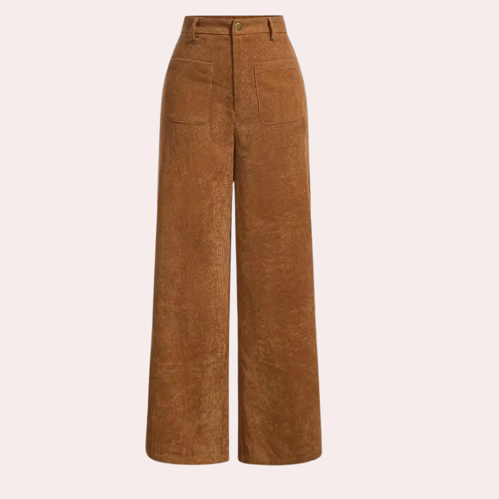 Stylish and Comfortable Brown Women's Trousers - Valeria-XS-Nora Luxe