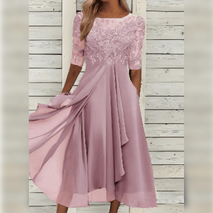Stylish and Comfortable Dress - Lilac-Pink-XS-Nora Luxe
