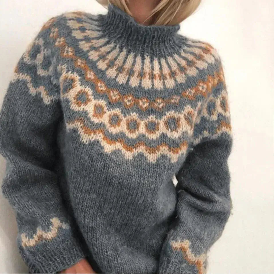 Stylish and Comfortable Sweater - Sofia-Gray-S-Nora Luxe