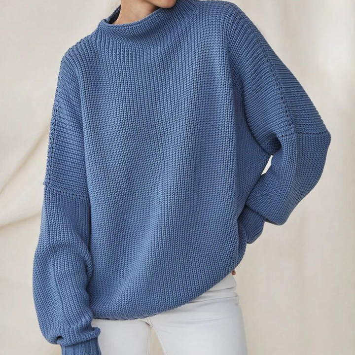 Stylish and Comfortable Women's Sweater - Lilac-Khaki-S-Nora Luxe