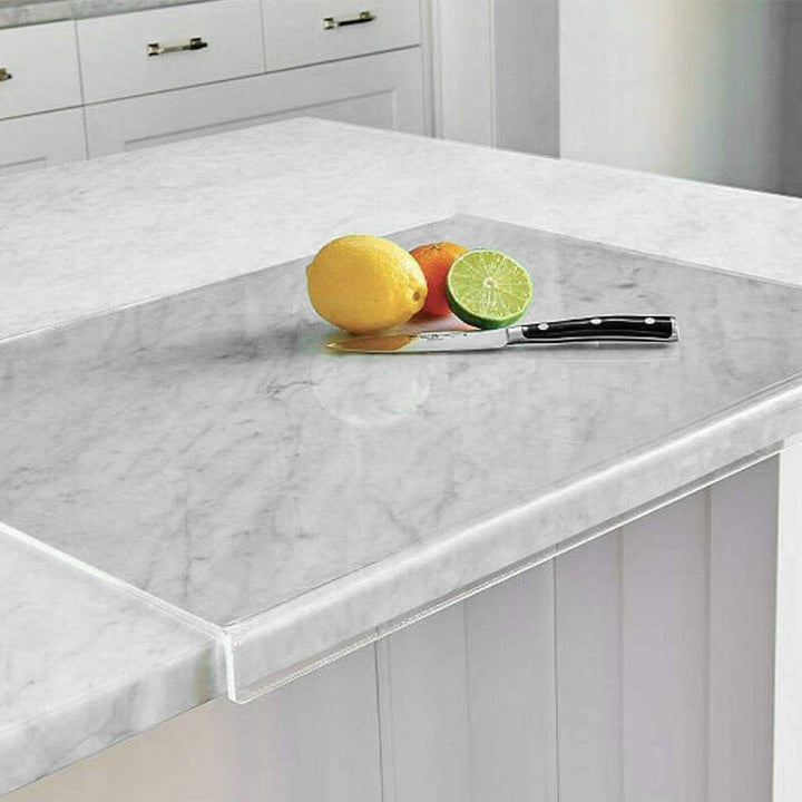 Stylish and Safe Non-Slip Cutting Board - GlassEdge-17.72 x 13.78 in-Nora Luxe