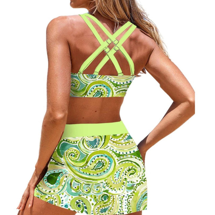 Stylish bikini set with skirt - Elena-Pink-S-Nora Luxe
