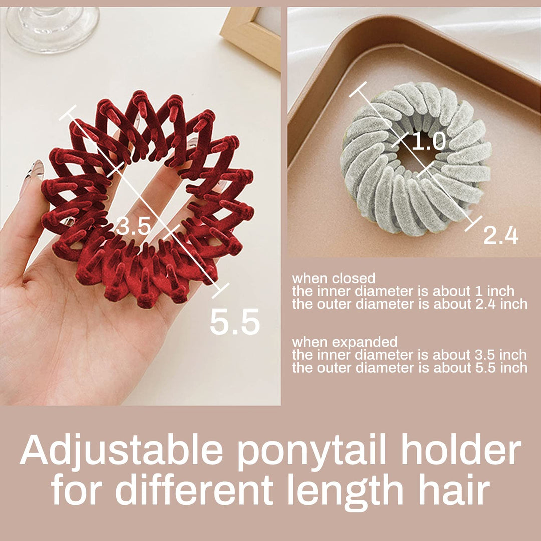 Stylish Bird's Nest Hair Clips - Set of 3-Set 1-Nora Luxe
