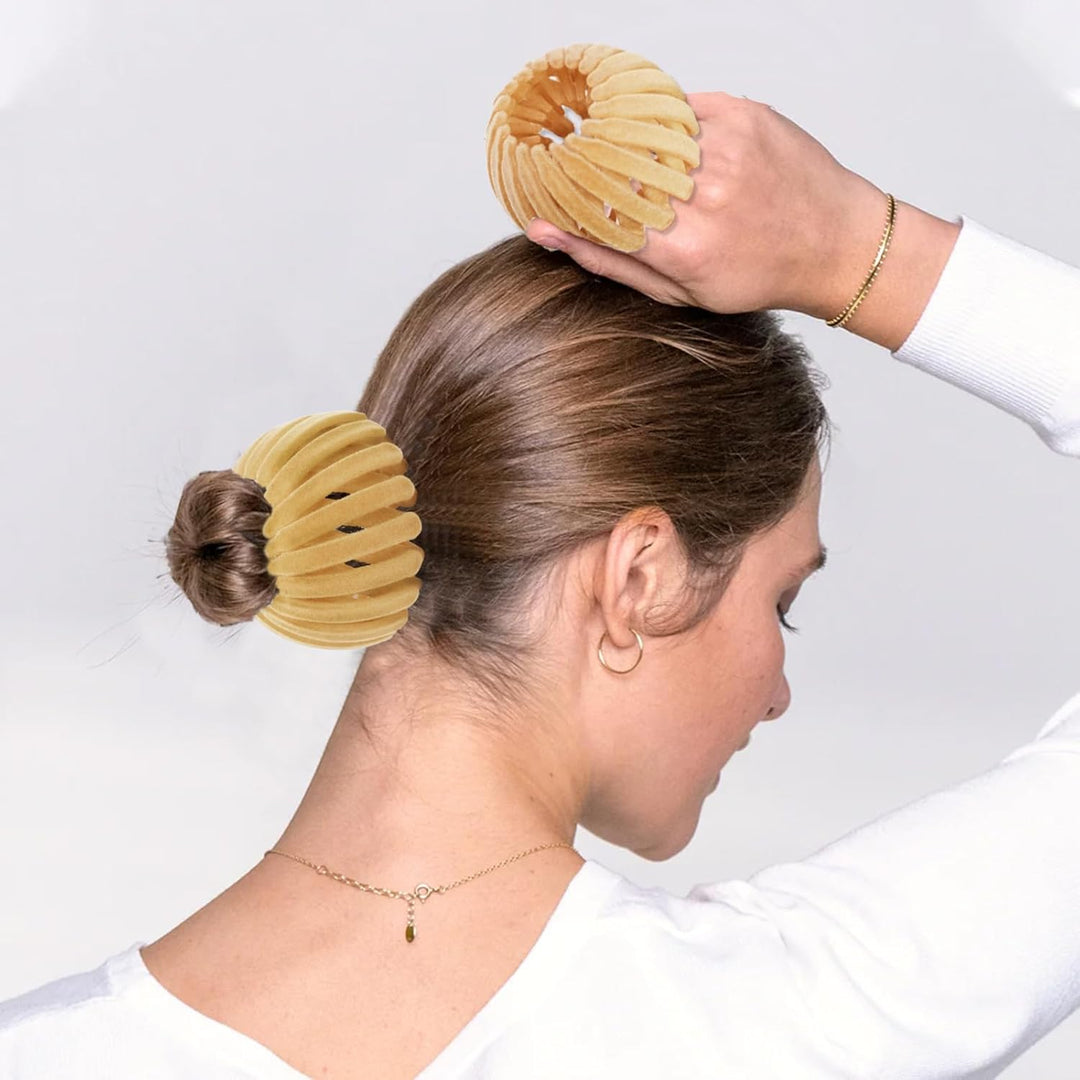 Stylish Bird's Nest Hair Clips - Set of 3-Set 1-Nora Luxe