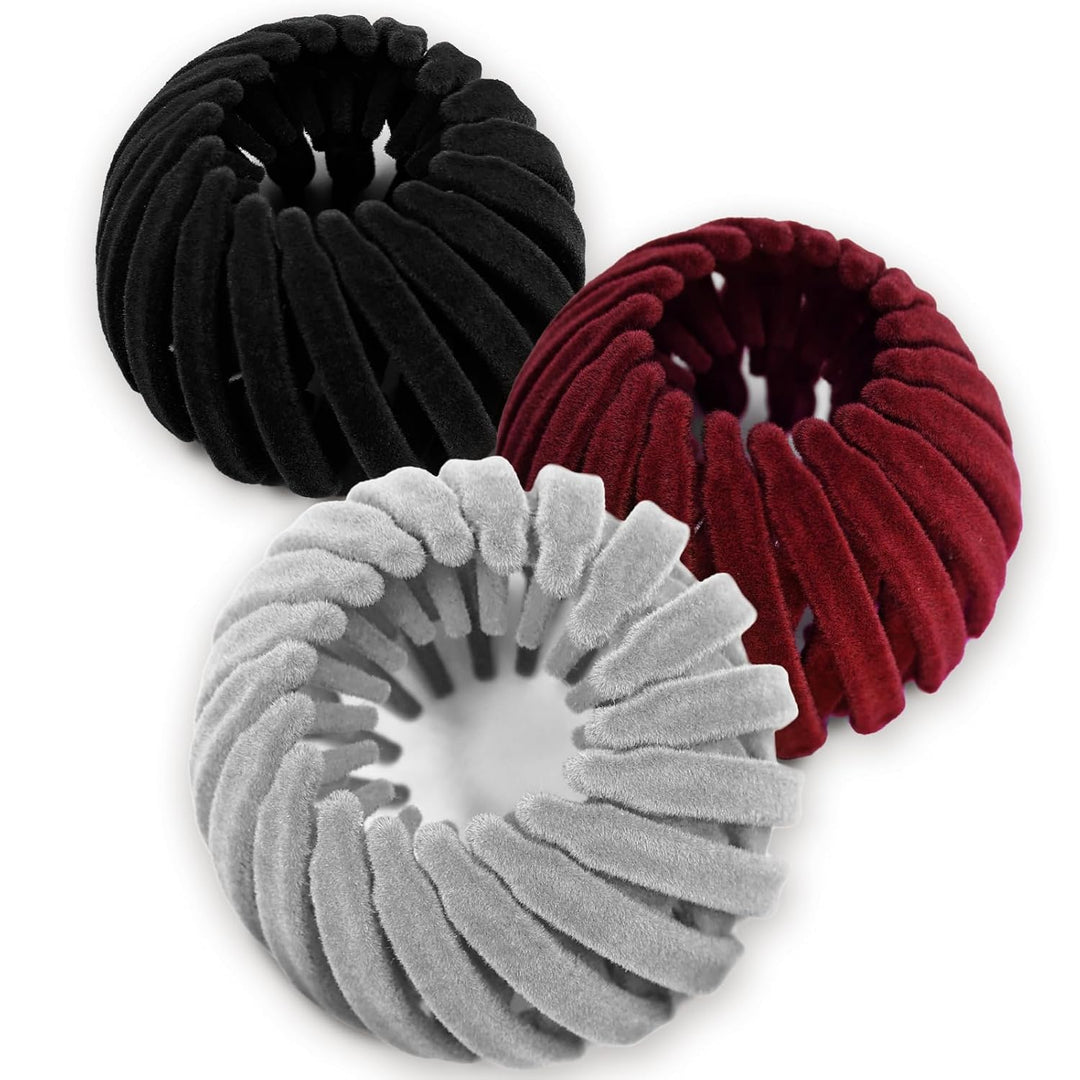 Stylish Bird's Nest Hair Clips - Set of 3-Set 1-Nora Luxe
