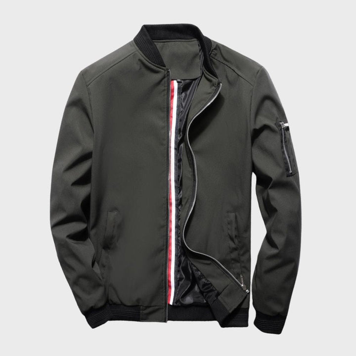 Stylish Bomber Jacket for Men - Rafa-Blue-M-Nora Luxe