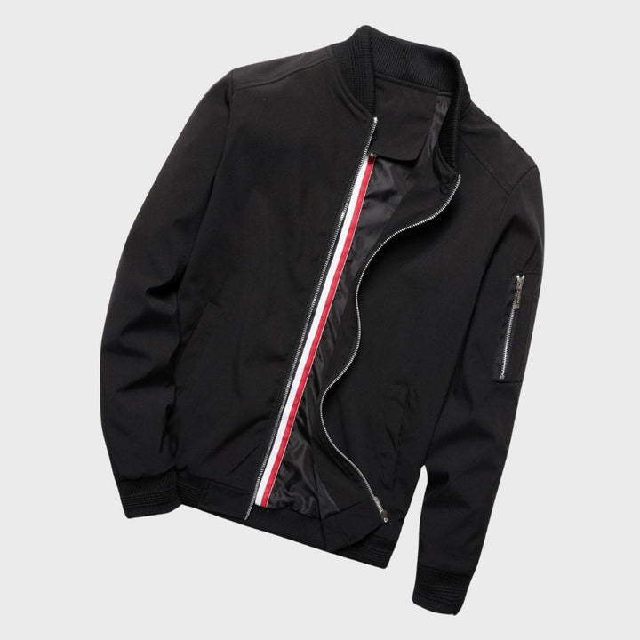 Stylish Bomber Jacket for Men - Rafa-Blue-M-Nora Luxe