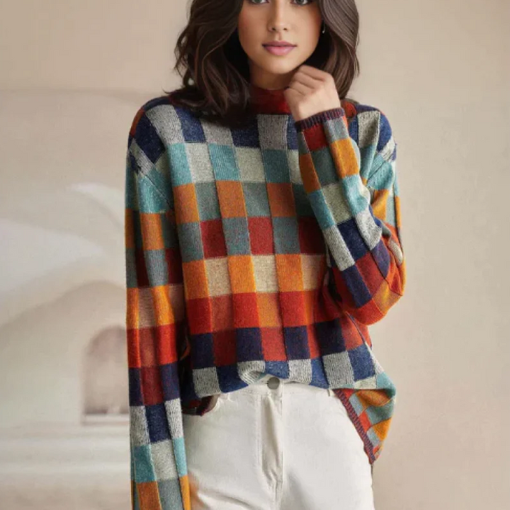 Stylish Cashmere Women's Turtleneck - Celeste-XS-Nora Luxe