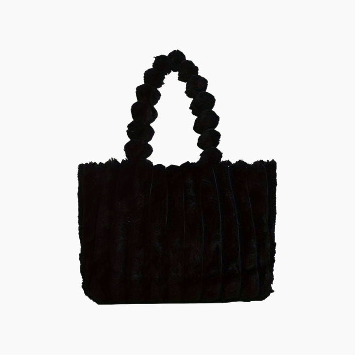 Stylish Chunky Shoulder Bag - Evi-Black-Nora Luxe