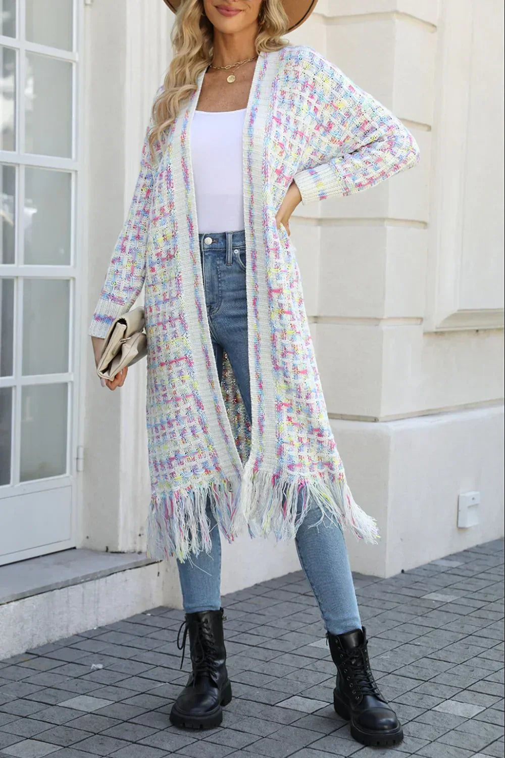 Stylish Colored Cardigan for Women - Aurora-Cream-S-Nora Luxe