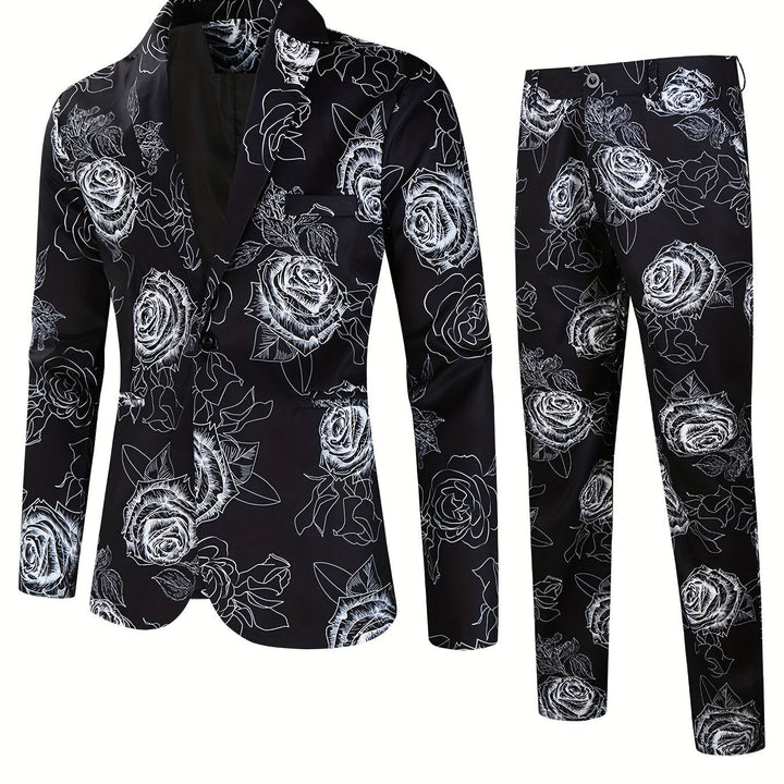 Stylish Colored Suit - Floris-Black-M-Nora Luxe
