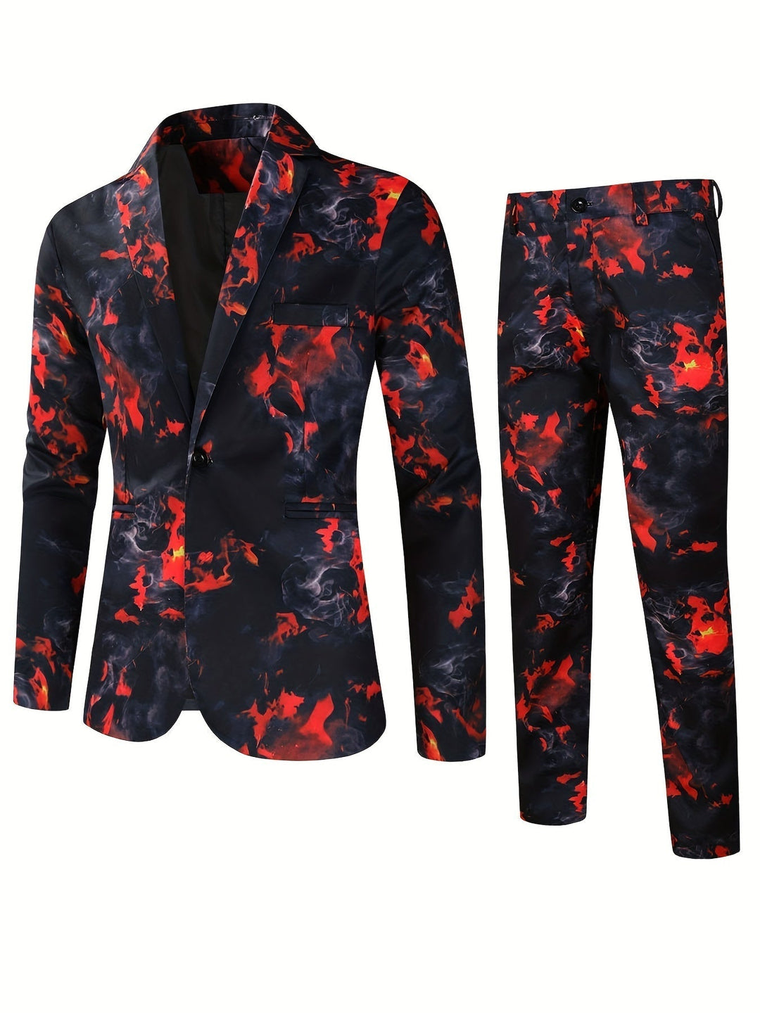 Stylish Colored Suit - Floris-Black-M-Nora Luxe