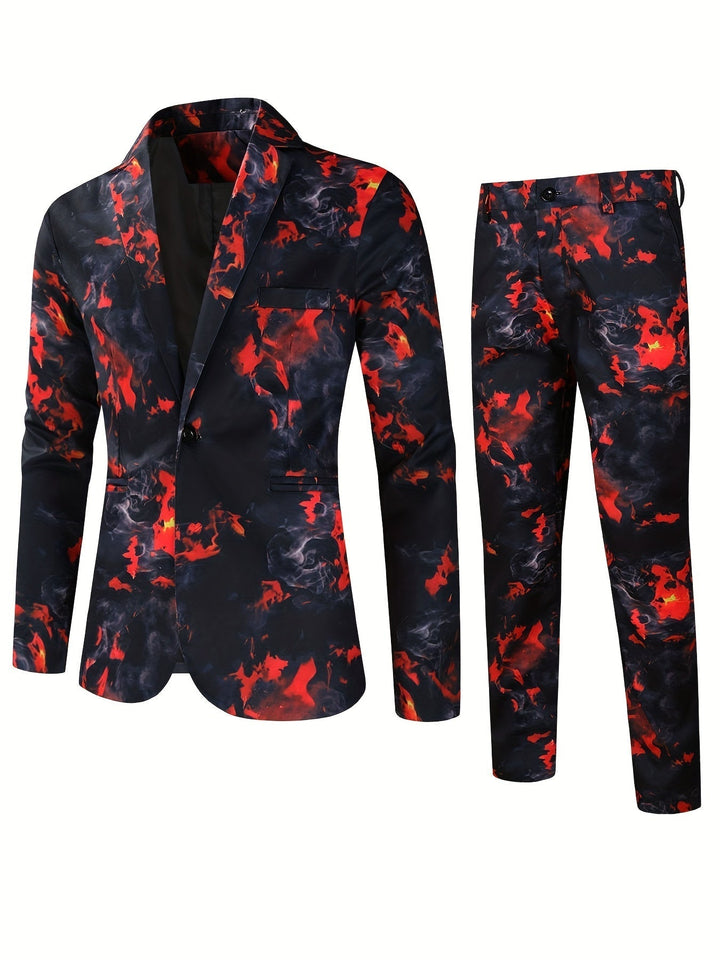 Stylish Colored Suit - Floris-Black-M-Nora Luxe