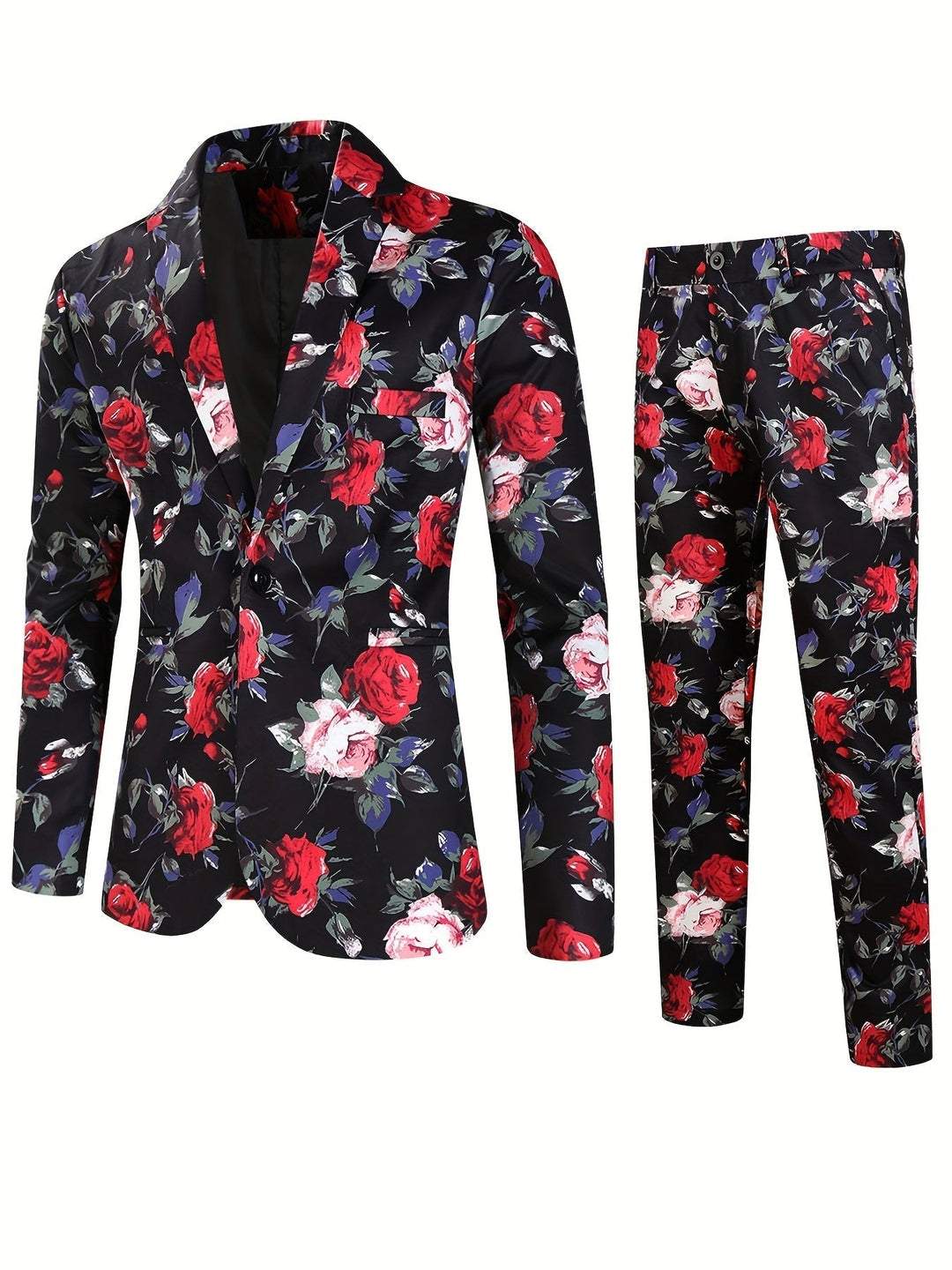 Stylish Colored Suit - Floris-Black-M-Nora Luxe