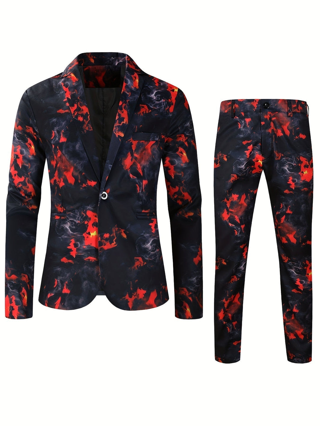 Stylish Colored Suit - Floris-Black-M-Nora Luxe