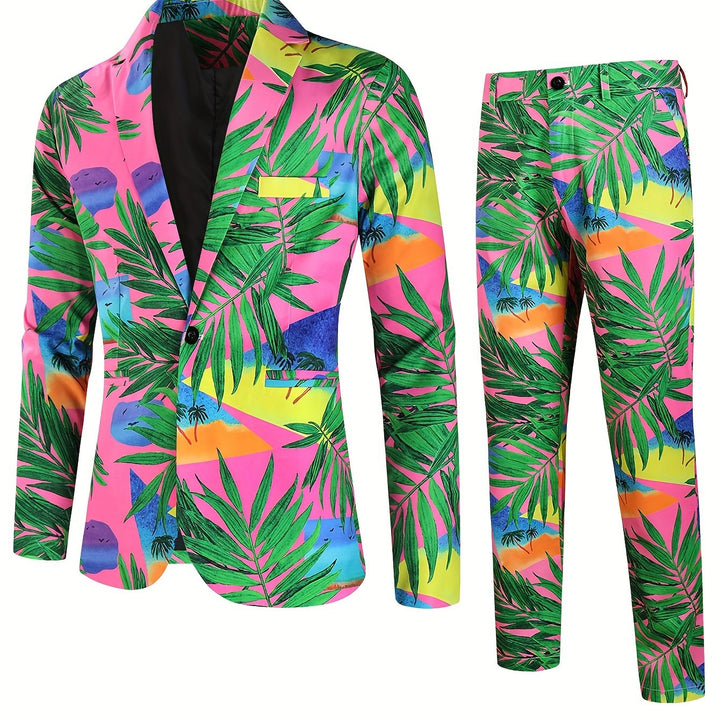 Stylish Colored Suit - Floris-Green-M-Nora Luxe