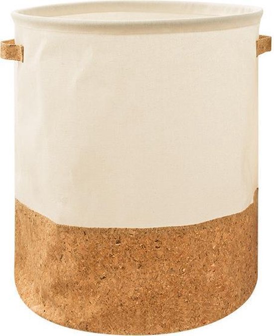 Stylish Cotton Linen Wash and Toy Basket - EcoNest-Nora Luxe
