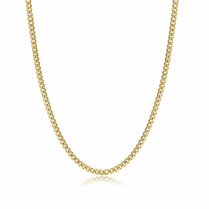 Stylish Cuban Link Necklace - Noah-Gold-0.12 in-Nora Luxe
