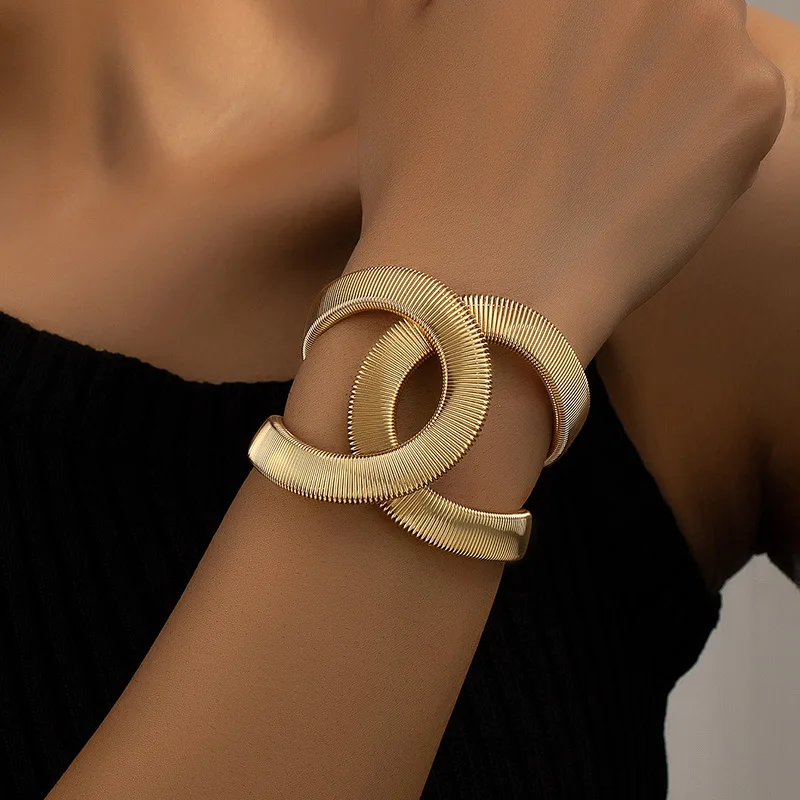 Stylish Double Gold Bracelet - Amara-Nora Luxe