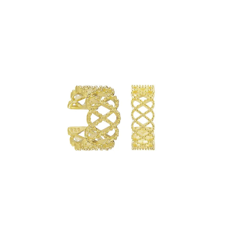 Stylish Earcuff - Lunara-Gold-Nora Luxe