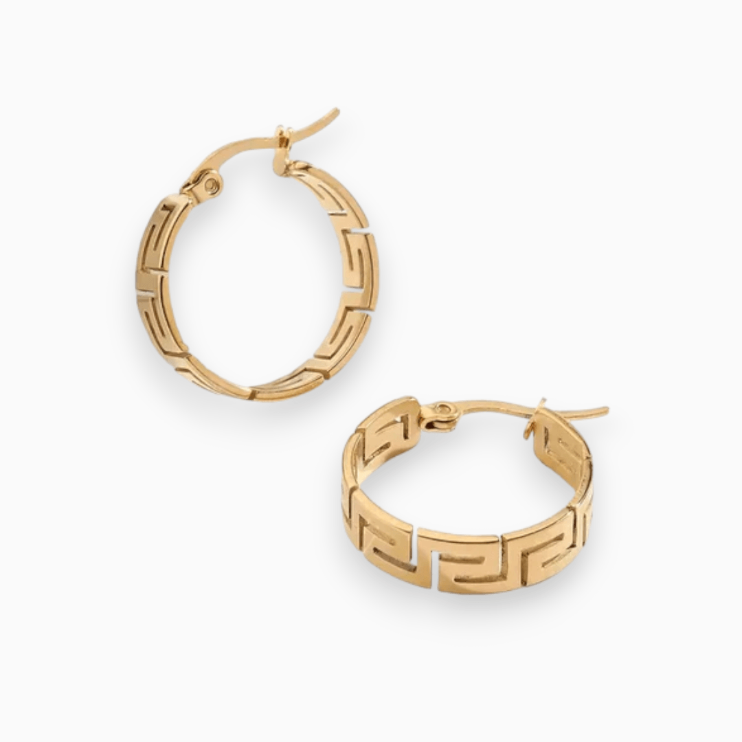 Stylish Earrings - Lilac-Gold-Nora Luxe