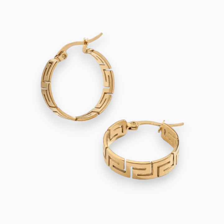 Stylish Earrings - Lilac-Gold-Nora Luxe