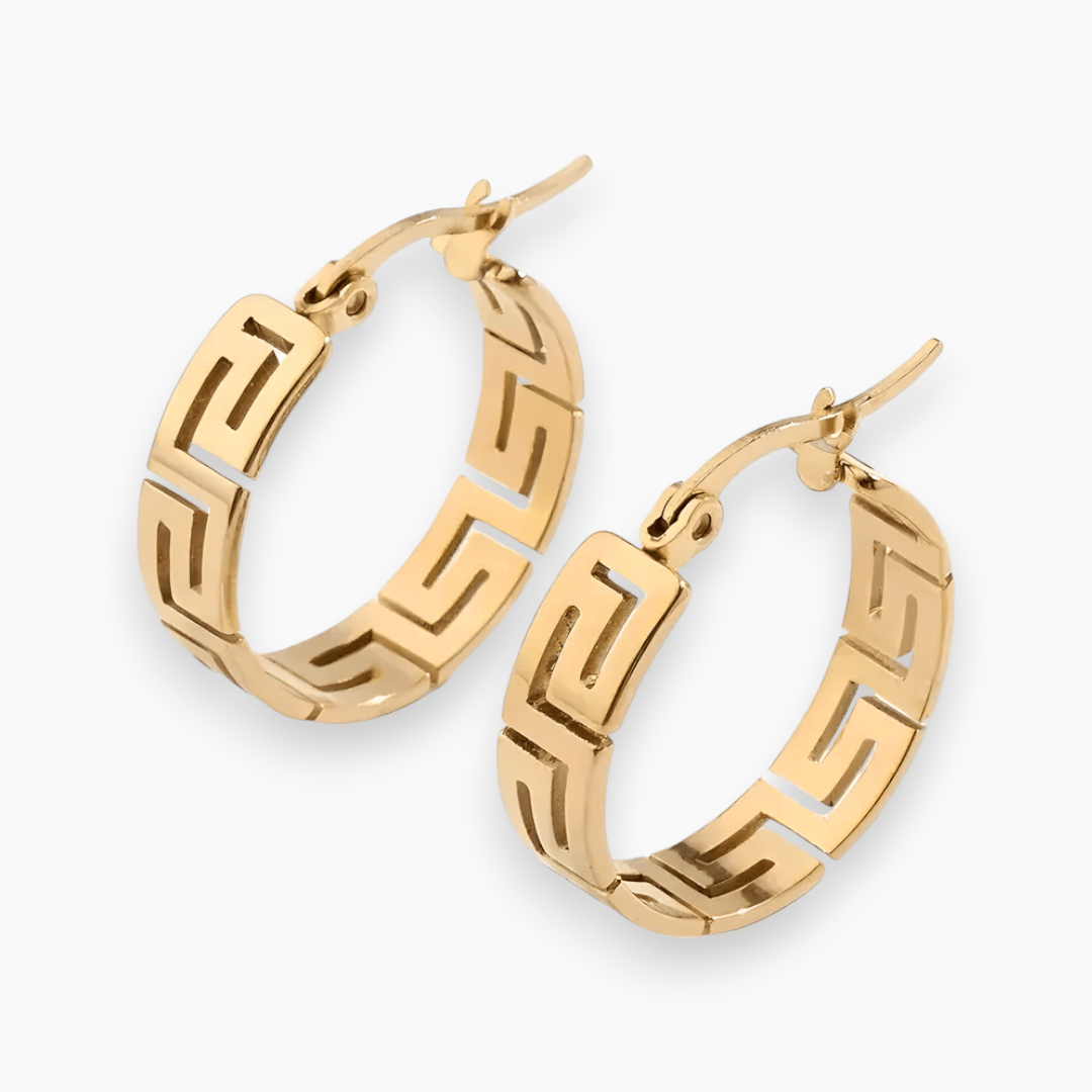 Stylish Earrings - Lilac-Gold-Nora Luxe