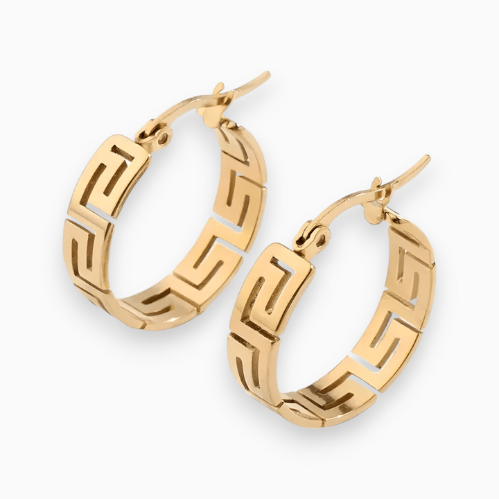 Stylish Earrings - Lilac-Gold-Nora Luxe