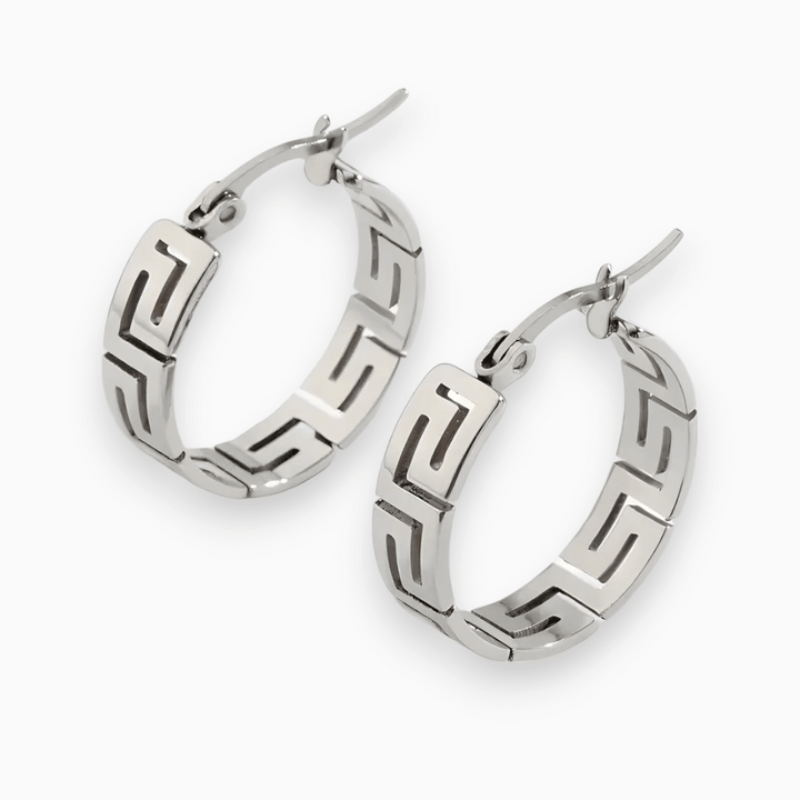 Stylish Earrings - Lilac-Silver-Nora Luxe
