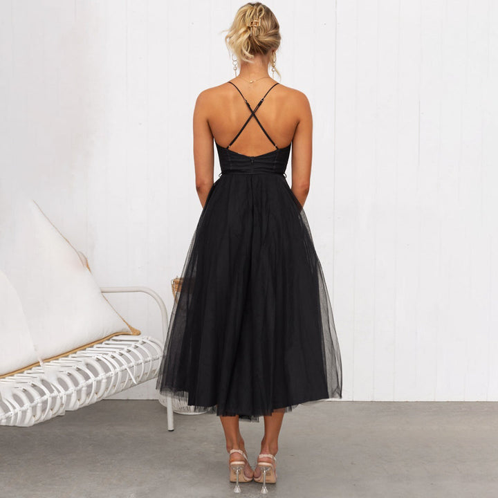Stylish Festive Midi Dress - Luna-Pink-2XS-Nora Luxe