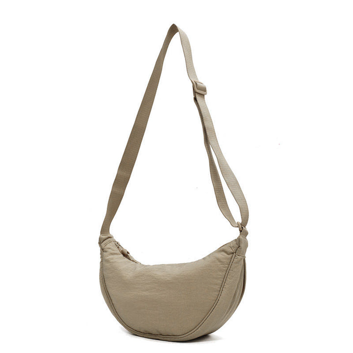 Stylish Half Moon Crossbody Bag - Luna-Black-Nora Luxe
