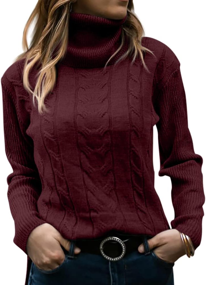 Stylish Knitted Women's Turtleneck - Denise-Apricot-S-Nora Luxe