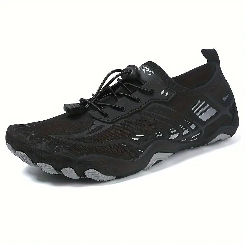 Stylish Ladies Barefoot Sneakers - BreezeStep-Black-3.0-Nora Luxe