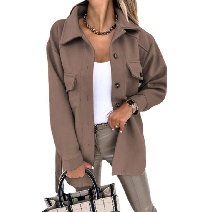 Stylish Ladies Blazer - Elina-Brown-S-Nora Luxe