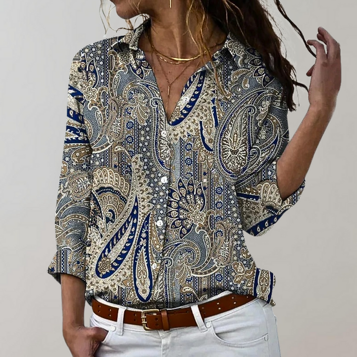 Stylish Ladies' Blouse - Emma-Gray-S-Nora Luxe