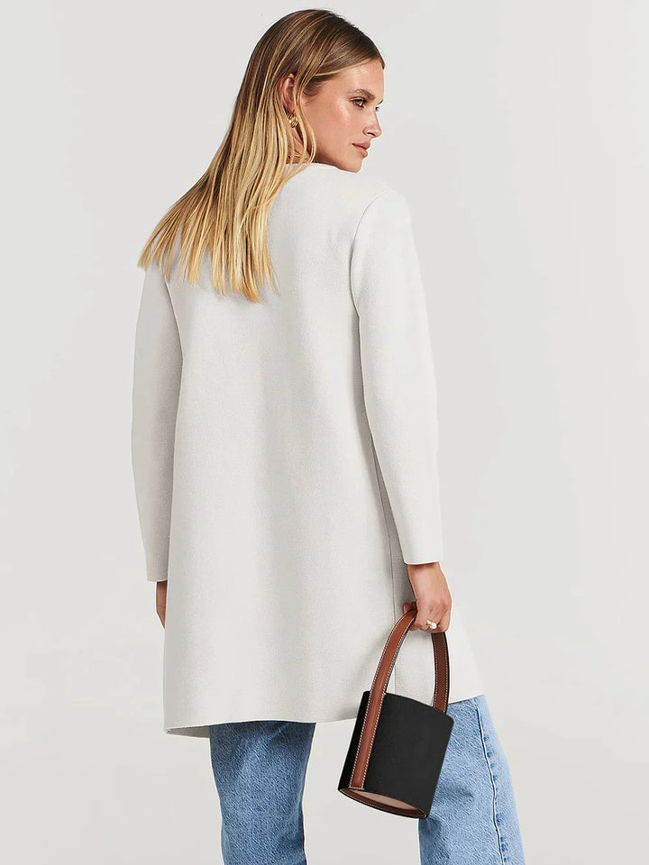 Stylish Ladies' Cardigan - Djamila-Brown-S (4-6)-Nora Luxe